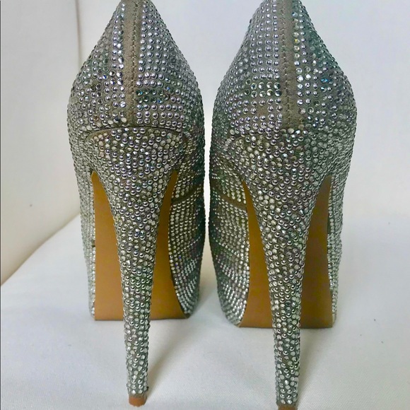 Steve Madden Rhinestone Heels - Picture 2 of 6